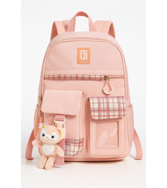 Color Bags 7 Bölmeli Sırt Destekli Su Geçirmez Aksesuarlı Okul Çantası B34 Asorti