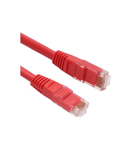 Vcom NP611B-R-15.0 Cat6 15.0MT Kırmızı Utp Patch Kablo