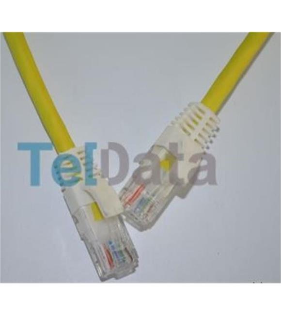 Teldata TLD-2000YS Cat6 20MT Sarı Utp Patch Kablo