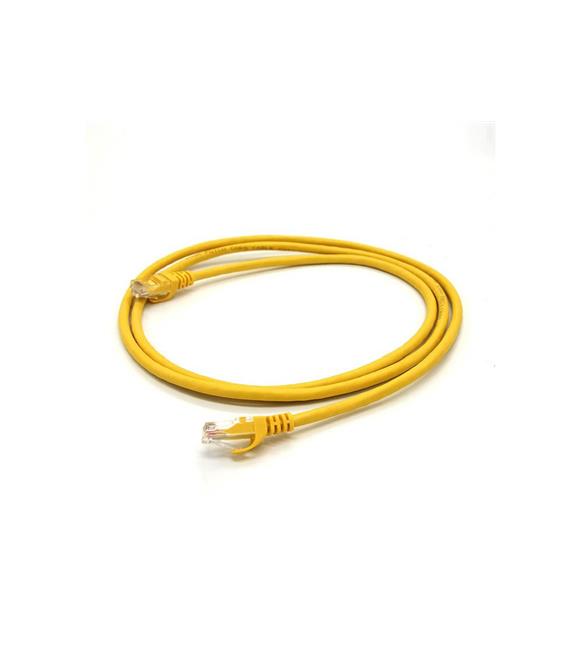 Vcom NP611B-Y-2.0 Cat6 2.0MT Sarı Utp Patch Kablo