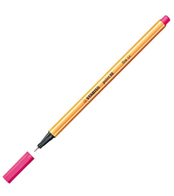 Stabilo Keçe Uçlu İnce Kalem 88 Point 0.4 MM Pembe 88/56