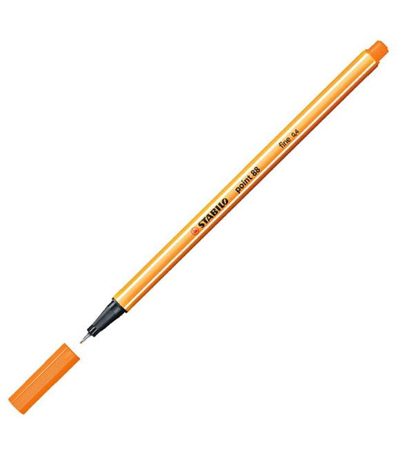 Stabilo Keçe Uçlu İnce Kalem 88 Point 0.4 MM Turuncu 88/54