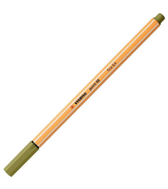 Stabilo Keçe Uçlu İnce Kalem 88 Point 0.4 MM Yosun Yeşili 88/35