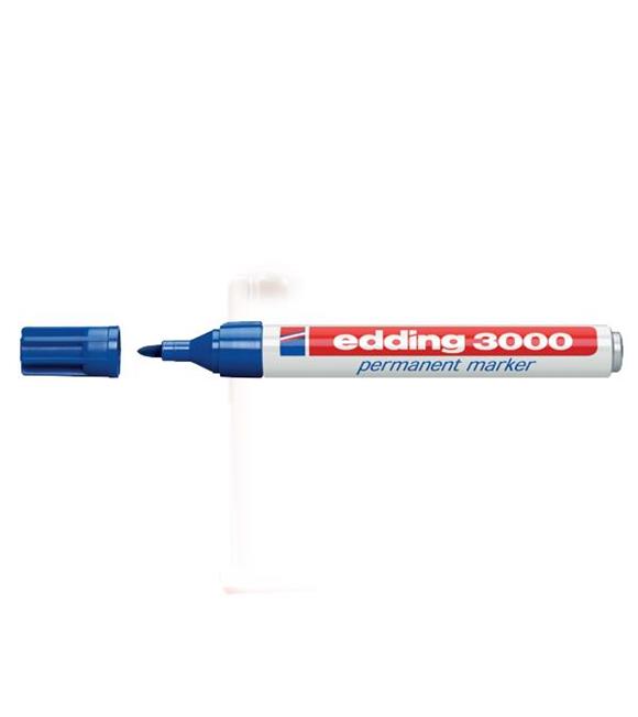 Edding Markör Permanent Yuvarlak Uçlu 1.5-3 MM Mavi 3000