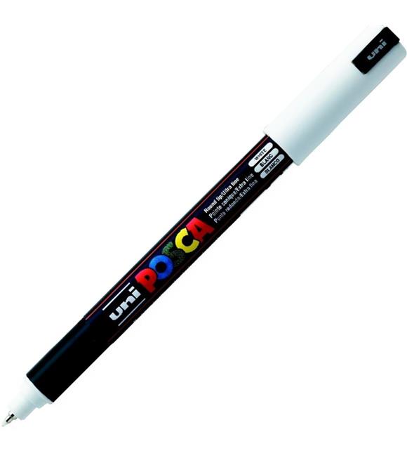 Uni-Ball Markör Posca 0.7 MM Su Bazlı Poster Beyaz N PC-1MR