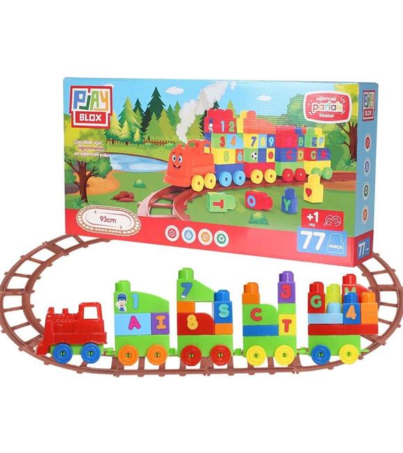 Asya Oyuncak Playblox Tren Seti 77 Parça 2397