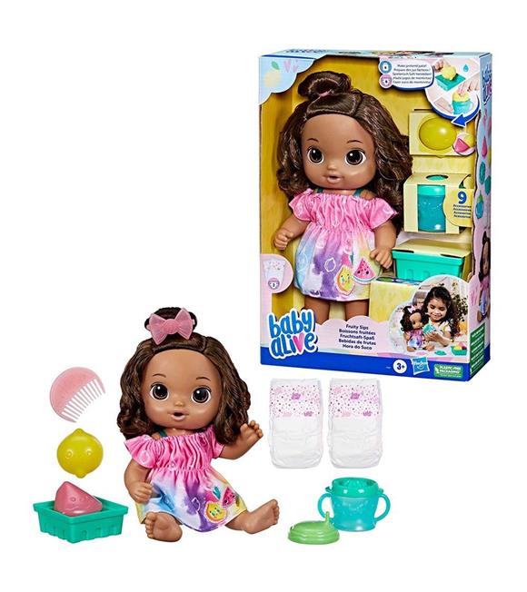 Baby Alive Bebeğimle Eğlenceli Yudumlar (Esmer)