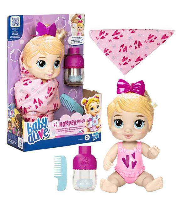 Baby Alive Bebeğimle Şampuan Eğlencesi (Sarışın)