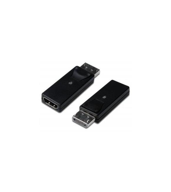 Digitus AK-340602-000-S Display(DP)   HDMI Adaptörü, DP Erkek  HDMI A Dişi, DP 1.1a uyumlu,Siyah