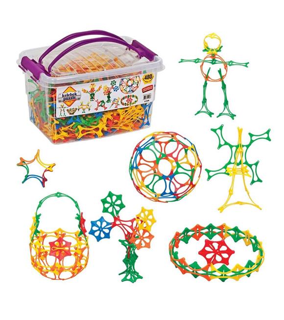 Dede Oyuncak Kelebek Puzzle Box 480 Parça