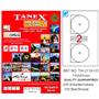 Tanex Cd Etiketi Laser-Copy-Inkjet 100 YP 116x41 MM TW-2116