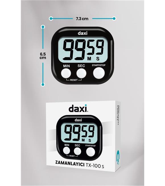 Daxi TX-100 Siyah Kronometre_1