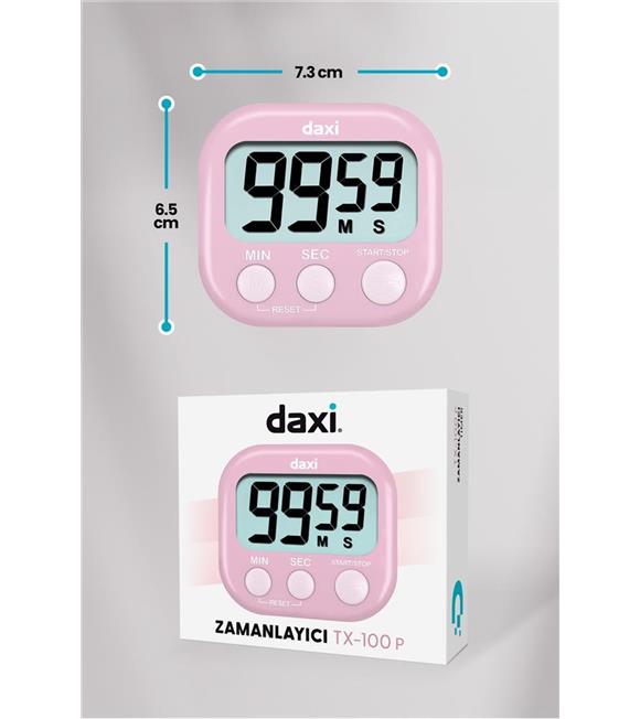 Daxi TX-100 Pembe Kronometre_1