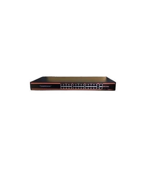 Nova NVC-PSEG2422 24 Port Poe+ 10-100-1000 Mbps 2 Port 10-100-1000 Mbps Uplink  2 Port SFP Switch