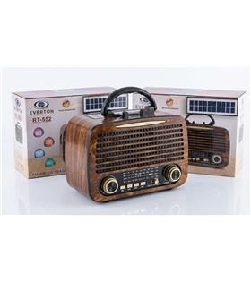 Everton Rt-552  Bluetooth Fm-Usb-Tf-Aux Şarjlı Nostaljik Radyo