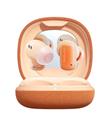 Baseus AirNora 2 Turuncu NGTW320207 True Wireless Bluetooth Kulaklık Gradient