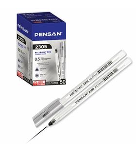 Pensan Tükenmez Kalem Üçgen Siyah 0.5 MM 50 Li 2305
