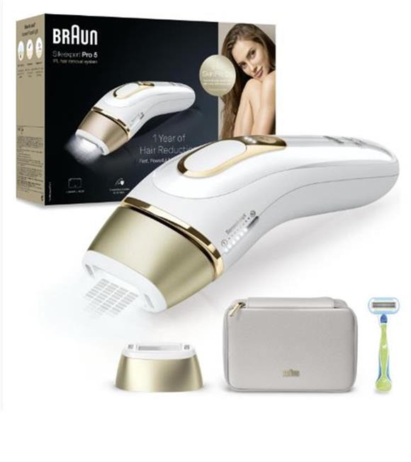 Braun IPL Silk·expert Pro 5, Evde Tüy Alma, Çanta, 1 Başlık ile, PL5052