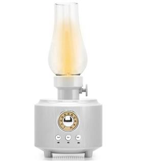 Hadron C210 Beyaz Bluetooth Nostalji Gaz Lambası Speaker100-100-200MM