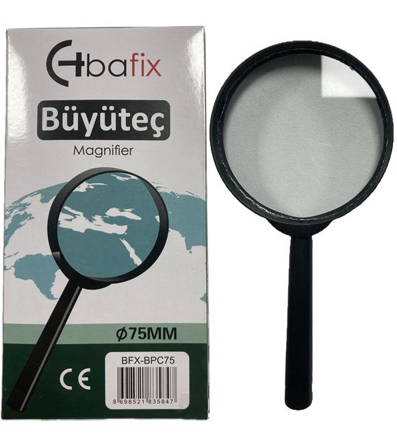 Bafix Büyüteç Plastik Çerçeveli 75 MM BFX-BPC75