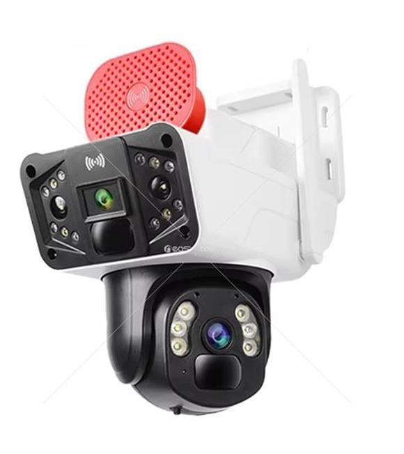 OKam O-KAM-3041 WİFİ PTZ 6MP 3 LENS+SİREN Kamera