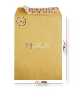 Asil Doğan Torba Zarf Formula Silikonlu 24x32 100 GR AS-0854