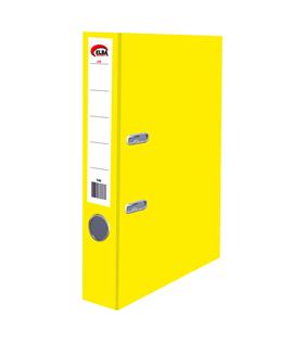 Elba Büro Klasör Dar Plastik Sarı 30'lu