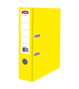 Elba Büro Klasör Geniş Plastik Sarı 25'li