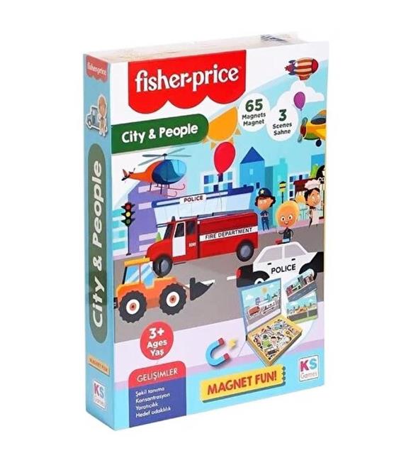 Ks Games Baby Puzzle City & People Fisher-price Lisanslı Ür