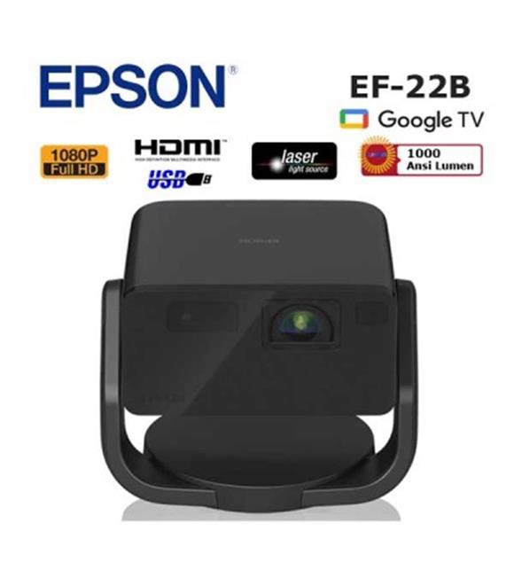 Epson EF-22B 1000 ANSI Lümen 1920x1080 Full HD Akıllı Mini Lazer Projeksiyon Cihazı