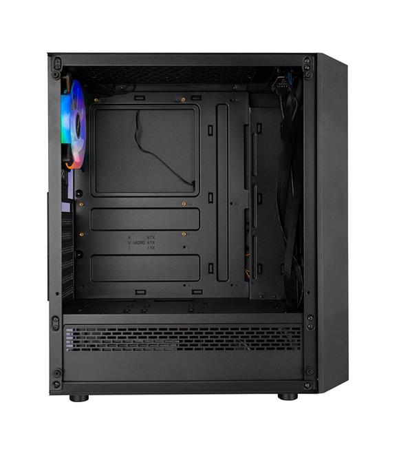 Everest FLAT MESH 4-12cm RGB Fan Tempered Camlı ATX Mid-T Gaming Oyuncu Kasası