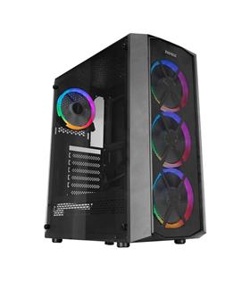 Everest FLAT MESH 4-12cm RGB Fan Tempered Camlı ATX Mid-T Gaming Oyuncu Kasası