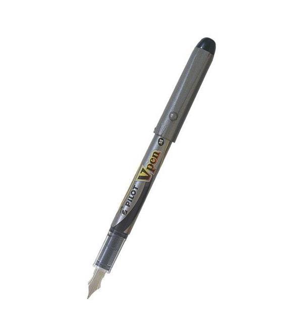 Pilot Dolma Kalem V-Pen Silver Siyah SVP-4M-B