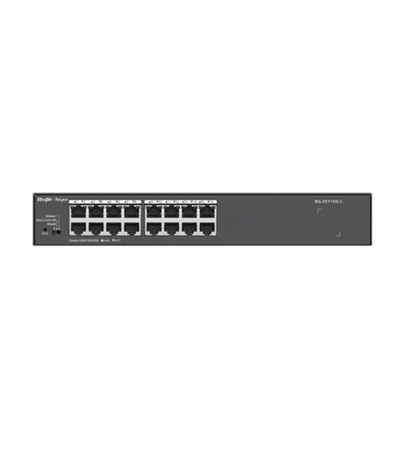 Ruijie Reyee RG-ES116G-L 16 Port 10-100-1000 Mbps Switch Metal Kasa