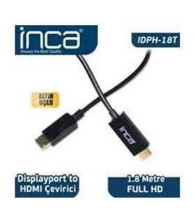 Inca IDPH-18T Displayport To Hdmı Kablo 1.8mt