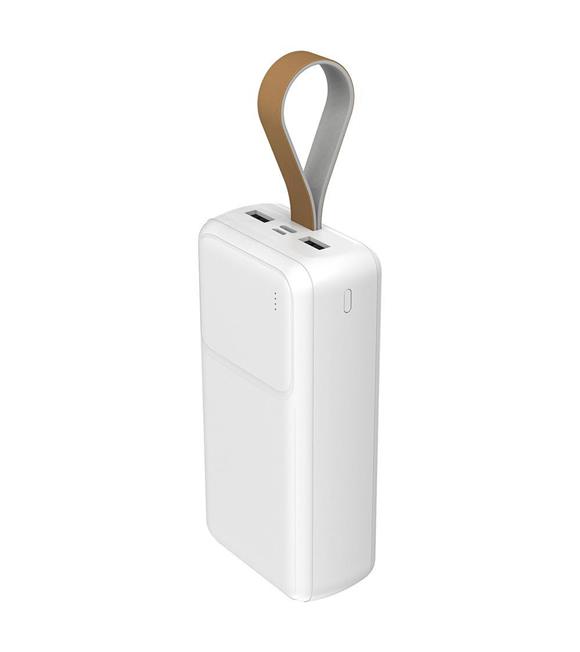 S-link G310 30000mAh 2-USB+Type-C+Micro Beyaz Taşınabilir Pil Şarj Cihazı Powerbank