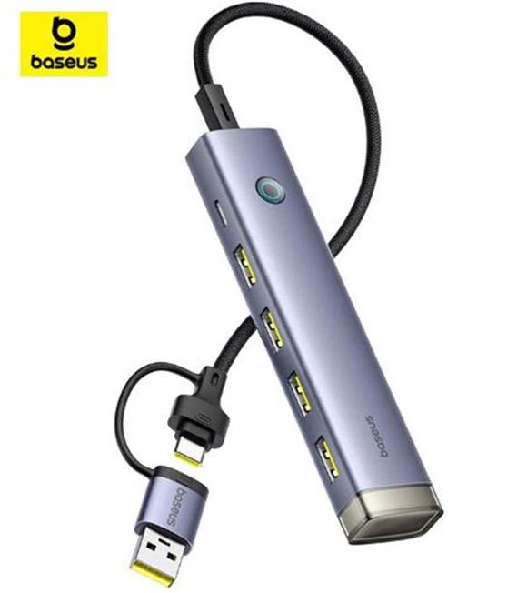 Baseus UltraJoy 5-Port HUB-Gümüş (B00052801S11-00)_1