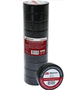 Mutlusan 10-19 İzole Bant 10lu (Elektrik Bant) Siyah 065133001019