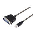 S-link Swapp SW-U614 Siyah USB to Parallel (CN36M) Kablo