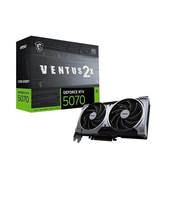 Msi GeForce RTX5070 12G VENTUS 2X OC 12GB GDDR7 192 Bit DLSS 4 Ekran Kartı
