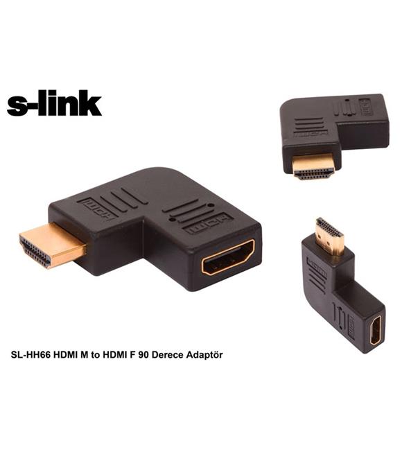 S-link SL-HH66 Hdmı Erkek To Hdmı Dişi 90 Derece Yatay Çevirici