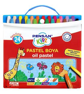 Pensan Kidz Pastel Boya Çantalı 24 Renk