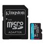 Kingston SDCG4-512GB 512GB microSDXC Canvas Go Plus Gen4 200MB-s A2 U3 V30 Card + ADP Hafıza Kartı