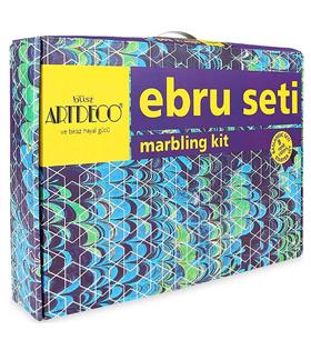 Artdeco Ebru Boyama Seti Çantalı 8 Lİ ES-8