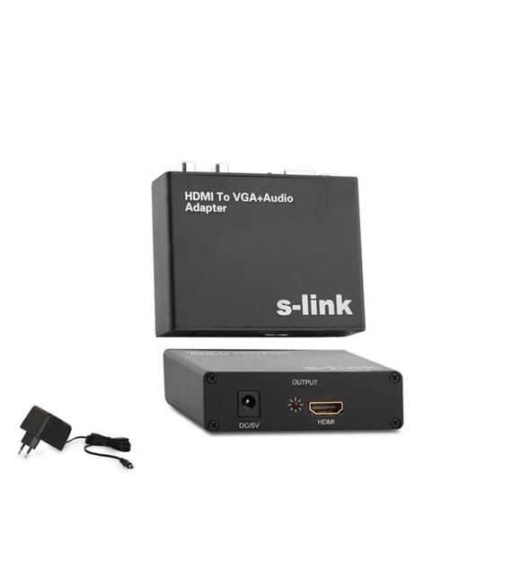 S-link SL-VHC11 Vga To Hdmı Dönüştürücü Adaptör_1