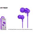 Hytech HY-XK30 Mobil Telefon Uyumlu Mor Kulak İçi Mikrofonlu Kulaklık