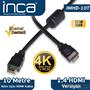 Inca IMHD-10T 10mt Örgülü 4K 1,4 V 3D Altın Uçlu HDMI Kablo 2160P Görüntü Kalitesi Parazit Korumas