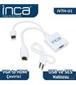 Inca IVTH-01 Vga To Hdmı Çevirici