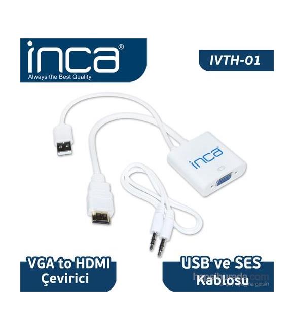 Inca IVTH-01 Vga To Hdmı Çevirici