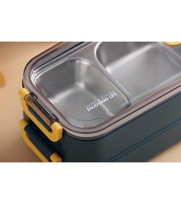 Vagonlife VGN363 1400ml Lacivert Çelik Saklama Kabı